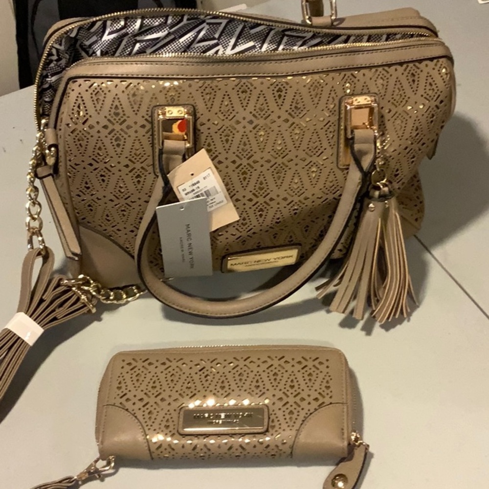 Marc New York. Andrew Marc bag and clutch